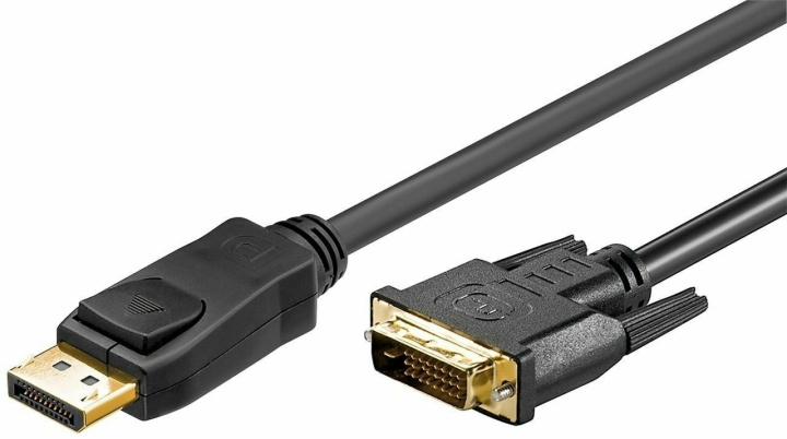 Goobay DisplayPort - DVI-D Dual Link cable, 2 m in the group COMPUTERS & PERIPHERALS / Computer cables / DisplayPort / Cables at TP E-commerce Nordic AB (C75135)