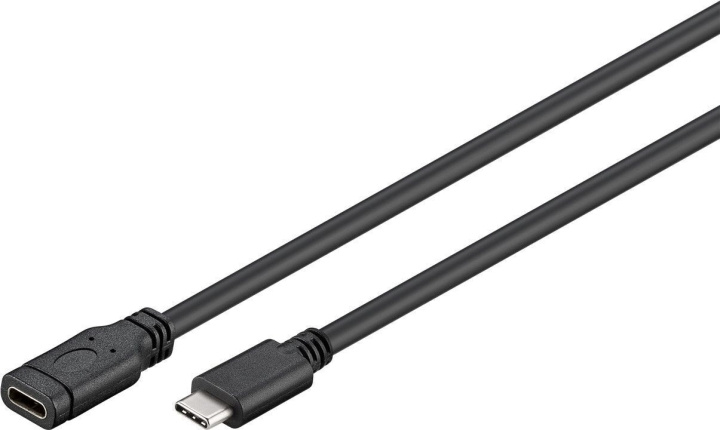 Goobay USB-C to USB-C 3.1 Gen 1 extension cable, 1 m in the group COMPUTERS & PERIPHERALS / Computer cables / USB / USB-C at TP E-commerce Nordic AB (C75148)