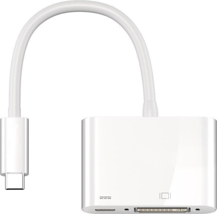 Goobay USB-C to DVI-I adapter in the group COMPUTERS & PERIPHERALS / Computer cables / USB / USB-C at TP E-commerce Nordic AB (C75160)