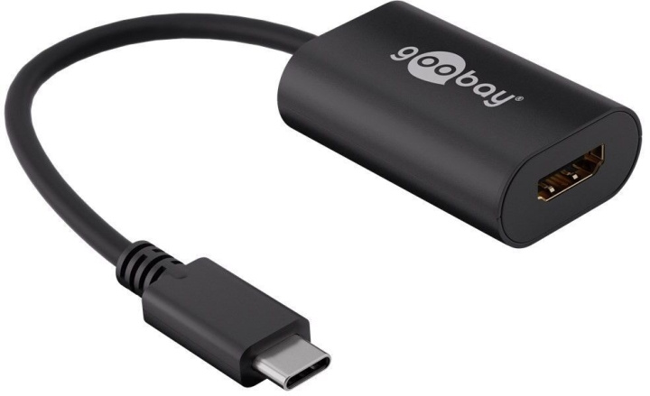 Goobay USB-C to HDMI adapter in the group COMPUTERS & PERIPHERALS / Computer cables / USB / USB-C at TP E-commerce Nordic AB (C75161)