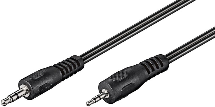 Goobay 2,5mm male - 3,5mm male audio cable, 2 m in the group HOME ELECTRONICS / Cables & Adapters / Audio analog / Adapters at TP E-commerce Nordic AB (C75169)