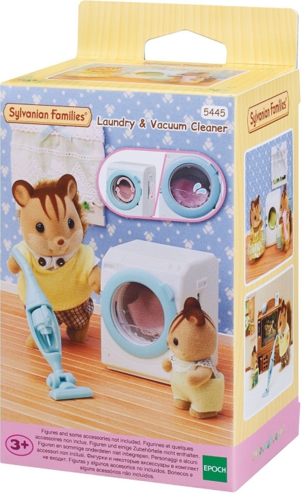 Sylvanian Families Washing machine and vacuum cleaner in the group TOYS, KIDS & BABY PRODUCTS / Toys / Docks & Accessories at TP E-commerce Nordic AB (C75227)