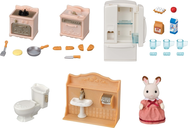 Sylvanian Families The complete furniture set in the group TOYS, KIDS & BABY PRODUCTS / Toys / Docks & Accessories at TP E-commerce Nordic AB (C75237)