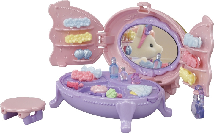 Sylvanian Families Pony\'s dressing table play set in the group TOYS, KIDS & BABY PRODUCTS / Toys / Docks & Accessories at TP E-commerce Nordic AB (C75275)