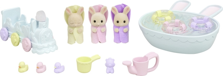 Sylvanian Families Triplets\' bath toilet in the group TOYS, KIDS & BABY PRODUCTS / Toys / Docks & Accessories at TP E-commerce Nordic AB (C75282)