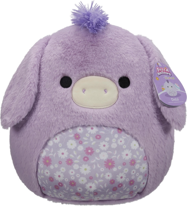 Squishmallows P18 Fuzz A Mallows Delzi Donkey - soft toy, 30 cm in the group TOYS, KIDS & BABY PRODUCTS / Baby toys / stuffed animals at TP E-commerce Nordic AB (C75298)