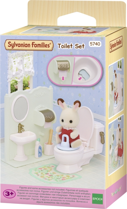 Sylvanian Families Toilet set in the group TOYS, KIDS & BABY PRODUCTS / Toys / Docks & Accessories at TP E-commerce Nordic AB (C75312)