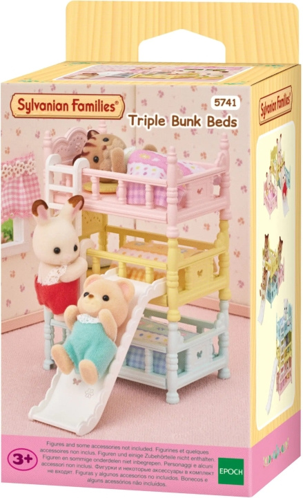 Sylvanian Families Triple bunk bed on a slide in the group TOYS, KIDS & BABY PRODUCTS / Toys / Docks & Accessories at TP E-commerce Nordic AB (C75313)