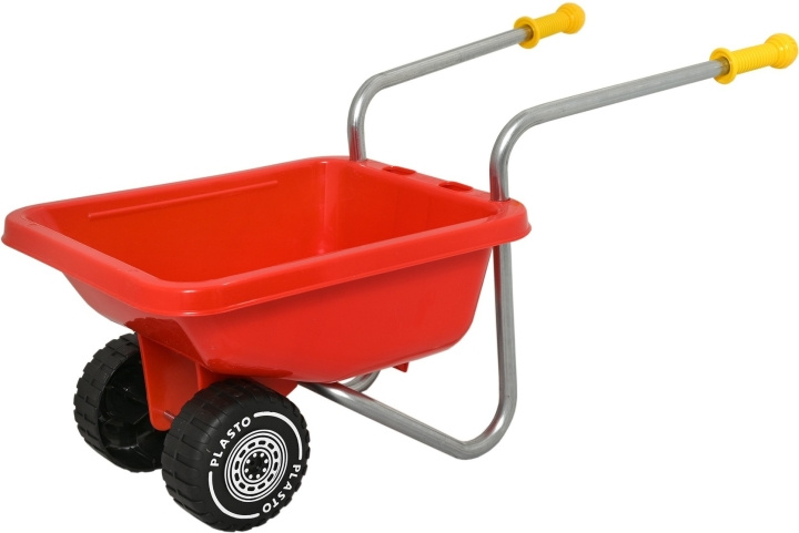 Plasto wheelbarrow, red in the group TOYS, KIDS & BABY PRODUCTS / Outdoor toys / Garden toys at TP E-commerce Nordic AB (C75355)