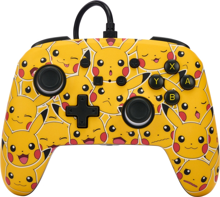 PowerA Enhanced Wired Controller, Pikachu Moods, Switch in the group HOME ELECTRONICS / Game consoles & Accessories / Nintendo Switch / Accessories at TP E-commerce Nordic AB (C75379)