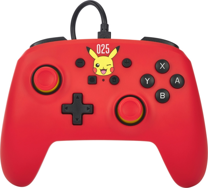 PowerA Wired Controller, Laughing Pikachu, Switch in the group HOME ELECTRONICS / Game consoles & Accessories / Nintendo Switch / Accessories at TP E-commerce Nordic AB (C75387)