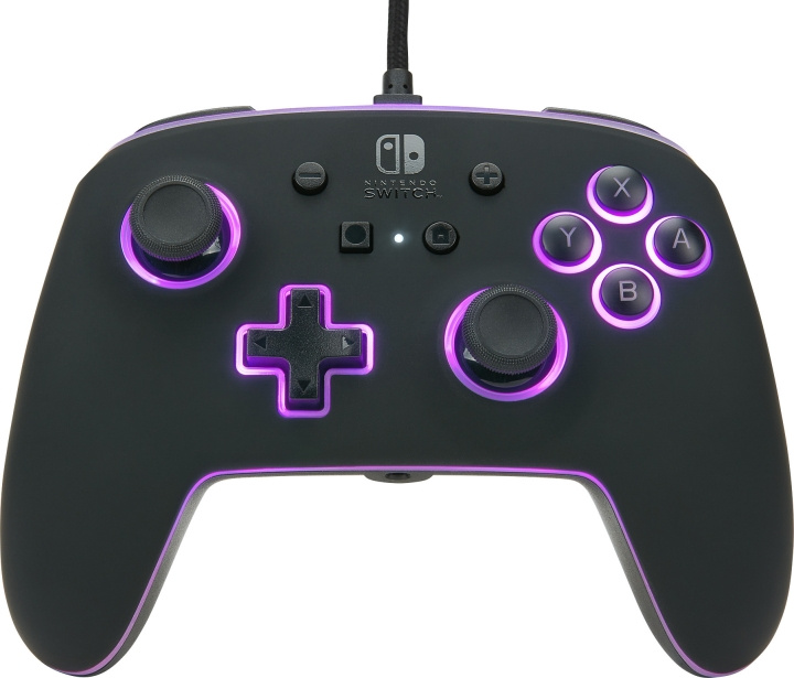 PowerA Spectra Enhanced Wired Controller, black, Switch in the group HOME ELECTRONICS / Game consoles & Accessories / Nintendo Switch / Accessories at TP E-commerce Nordic AB (C75400)