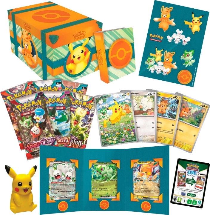 POKEMON Paldea Adventure Chest collector\'s card box in the group TOYS, KIDS & BABY PRODUCTS / Toys / Toys at TP E-commerce Nordic AB (C75420)