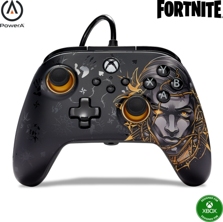 PowerA Advantage Wired Controller wired game controller, Midas, Xbox / PC in the group HOME ELECTRONICS / Game consoles & Accessories / Xbox Series X at TP E-commerce Nordic AB (C75426)