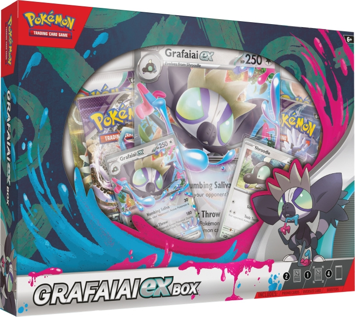 POKEMON TCG: Grafaiai ex Box trading card set in the group TOYS, KIDS & BABY PRODUCTS / Toys / Toys at TP E-commerce Nordic AB (C75435)