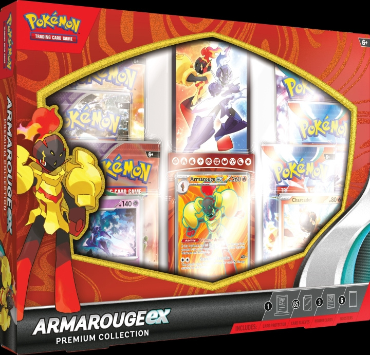 POKEMON Armarouge ex Premium Collection collector\'s set in the group TOYS, KIDS & BABY PRODUCTS / Toys / Toys at TP E-commerce Nordic AB (C75436)