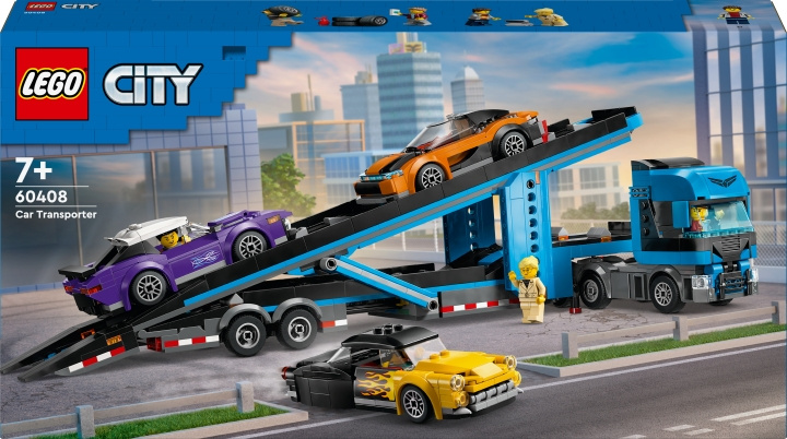 LEGO City Big Vehicles 60408 - Sports car transporter in the group TOYS, KIDS & BABY PRODUCTS / Toys / Building toys / Lego at TP E-commerce Nordic AB (C75445)