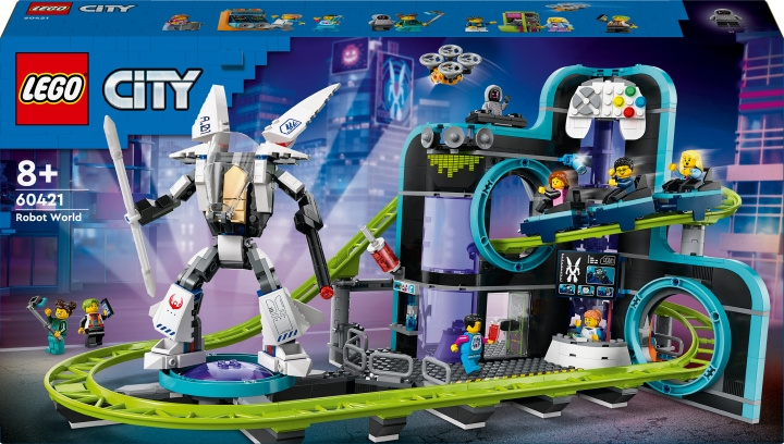 LEGO My City 60421 - Robot World Rollercoaster in the group TOYS, KIDS & BABY PRODUCTS / Toys / Building toys / Lego at TP E-commerce Nordic AB (C75447)