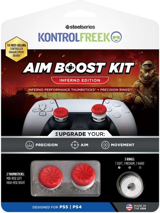 KontrolFreek Aim Boost Kit - Inferno Edition (PS5) in the group HOME ELECTRONICS / Game consoles & Accessories / Sony PlayStation 5 at TP E-commerce Nordic AB (C75454)