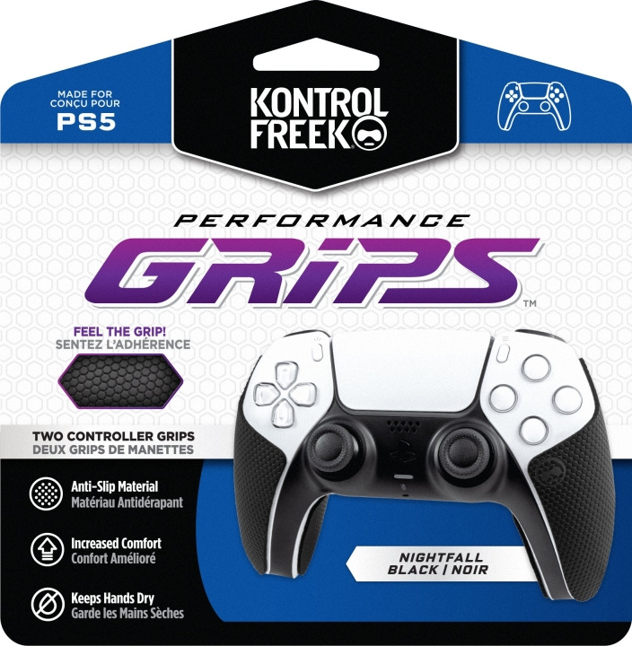 KontrolFreek Performance Grips, black (PS5) in the group HOME ELECTRONICS / Game consoles & Accessories / Sony PlayStation 5 at TP E-commerce Nordic AB (C75456)