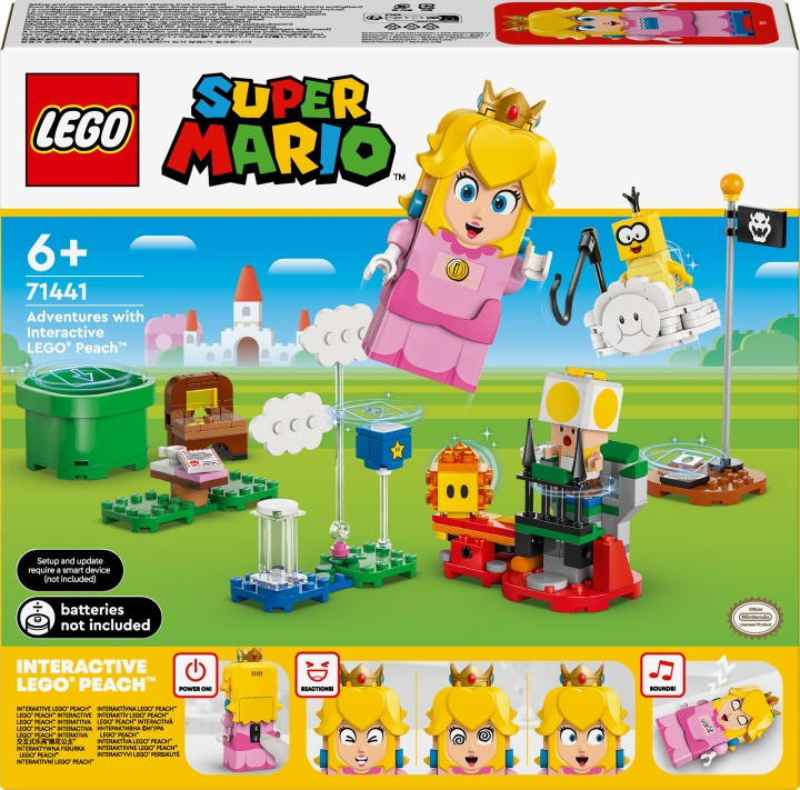 LEGO Super Mario 71441 - Adventures of the interactive LEGO® Peach™ character in the group TOYS, KIDS & BABY PRODUCTS / Toys / Building toys / Lego at TP E-commerce Nordic AB (C75479)