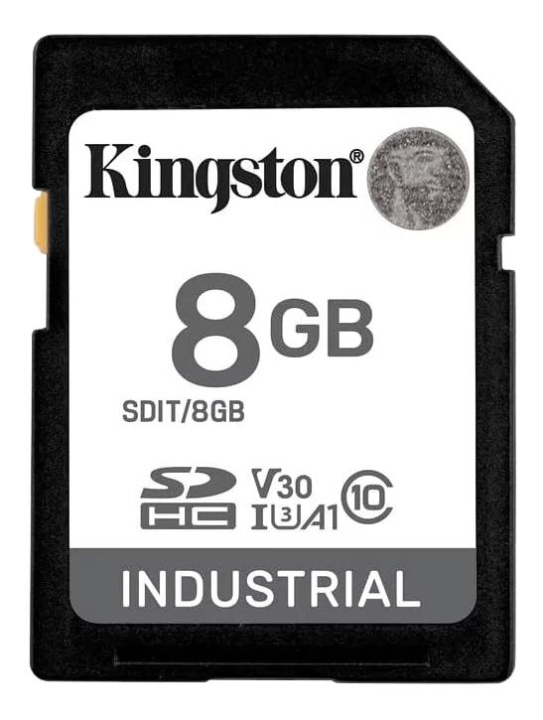 Kingston 8G SDHC Industrial pSLC Class 10, UHS-I, U3, V30, A1 SD-Card in the group HOME ELECTRONICS / Storage media / Memory cards / SD/SDHC/SDXC at TP E-commerce Nordic AB (C75500)