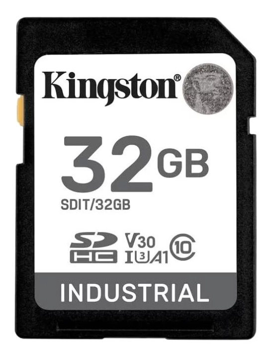 Kingston 32G SDHC Industrial pSLC Class10, UHS-I,U3,V30, A1 SD-Card in the group HOME ELECTRONICS / Storage media / Memory cards / SD/SDHC/SDXC at TP E-commerce Nordic AB (C75502)