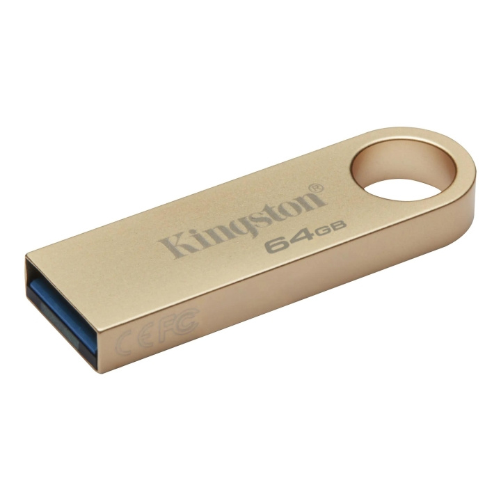 Kingston 64GB 220MB/s Metal USB 3.2 Gen 1 DataTraveler SE9 G3 in the group HOME ELECTRONICS / Storage media / USB memory / USB 3.2 at TP E-commerce Nordic AB (C75514)