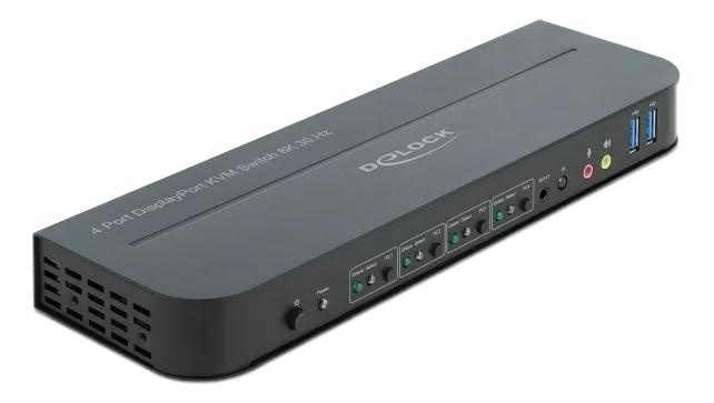 DeLOCK DisplayPort 1.4 KVM Switch 8K 30 Hz with USB 3.0 and Audio in the group COMPUTERS & PERIPHERALS / Laptops & accessories / Docking station at TP E-commerce Nordic AB (C75517)