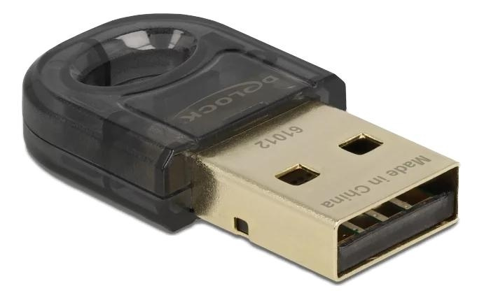 DeLOCK USB 2.0 Bluetooth 5.0 mini adapter in the group COMPUTERS & PERIPHERALS / Network / Network cards / USB at TP E-commerce Nordic AB (C75622)