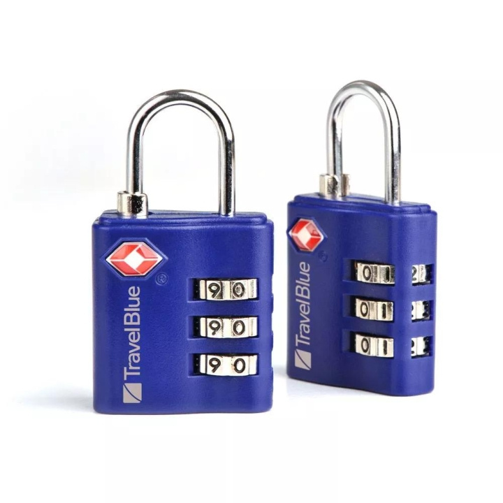 travelblue 2 x TSA 3 dial combi lock, Mixed Black,Blue or Red in the group Sport, leisure & Hobby / Travel accessories / Other at TP E-commerce Nordic AB (C75637)