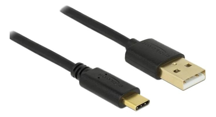 DeLOCK USB 2.0 cable Type-A to Type-C 2 m in the group COMPUTERS & PERIPHERALS / Computer cables / USB / USB-C at TP E-commerce Nordic AB (C75649)