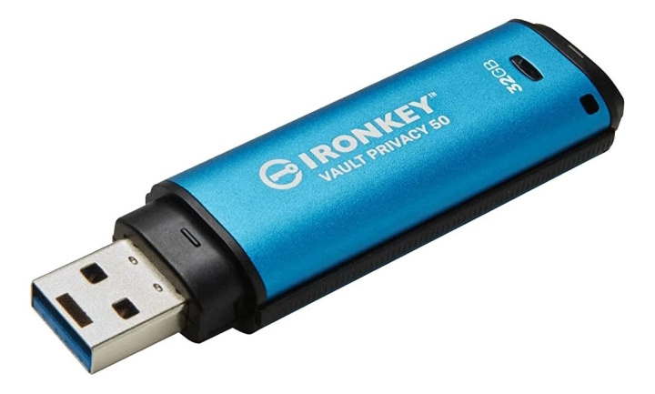 Kingston 32GB USB-C IronKey Vault Privacy 50C AES-256 Encrypted in the group HOME ELECTRONICS / Storage media / USB memory / Type C at TP E-commerce Nordic AB (C75664)