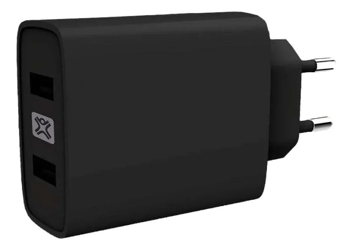 XtremeMac Quick charge 18w 2* usb-a ports wall charger in the group SMARTPHONE & TABLETS / Chargers & Cables / Wall charger / Wall charger USB at TP E-commerce Nordic AB (C75675)