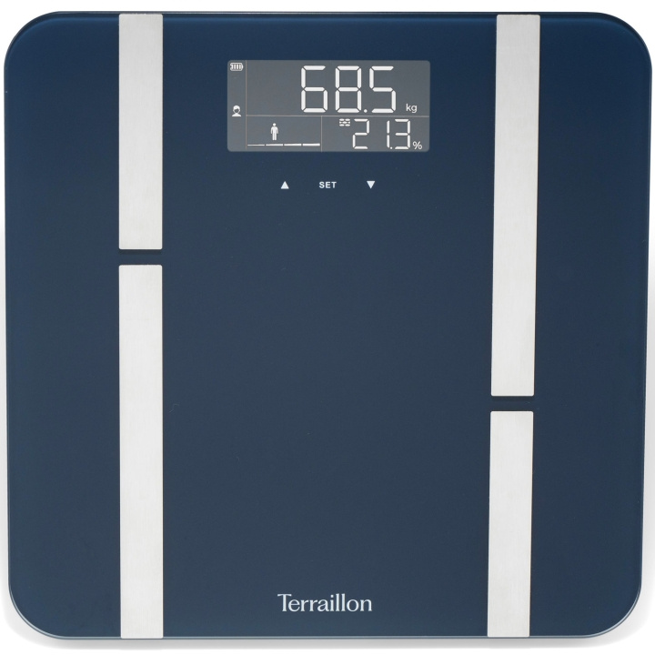 Terraillon Personvåg X-LINE FIT BMI, 8st användare & USB-C in the group BEAUTY & HEALTH / Health care / Bathroom scales at TP E-commerce Nordic AB (C75726)