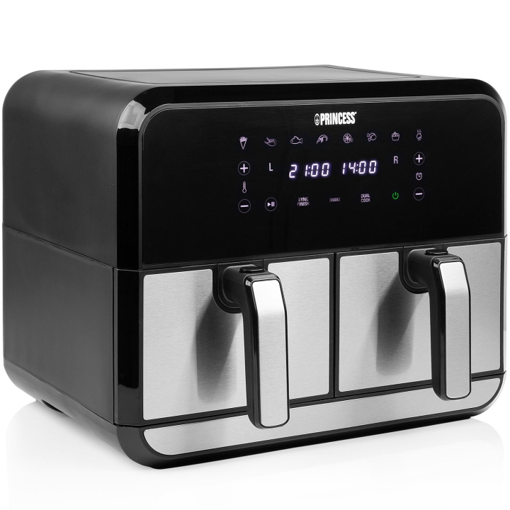 Princess Airfryer Dubbel 2X4l 2400W 1802074 Digital in the group HOME, HOUSEHOLD & GARDEN / Household appliances / Airfryers & Fryers at TP E-commerce Nordic AB (C75729)