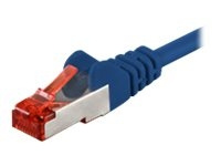 Goobay CAT 6 S/FTP CU 3m Blue in the group COMPUTERS & PERIPHERALS / Computer cables / Network cables at TP E-commerce Nordic AB (C75750)