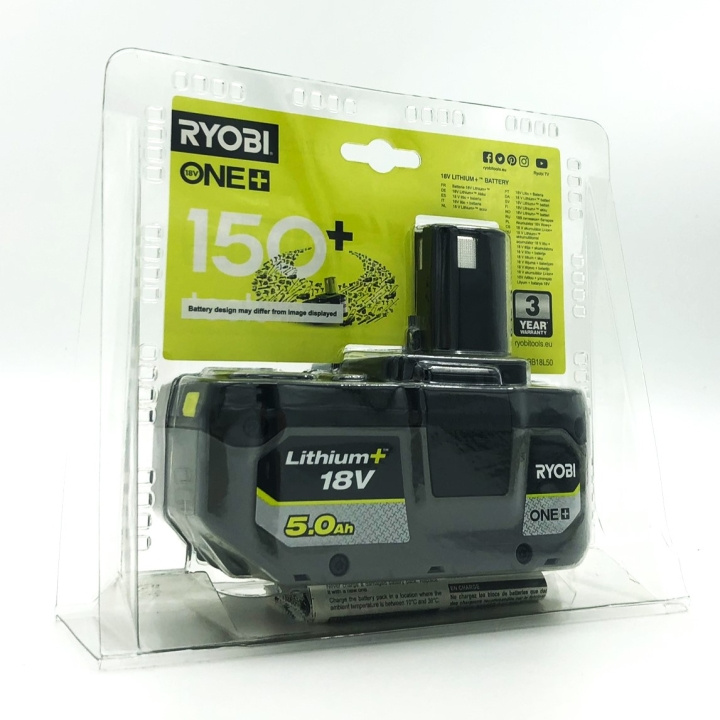 Ryobi RB18L50 rechargeable battery 18 V/5.0 Ah Lithium+ in the group HOME, HOUSEHOLD & GARDEN / Tools / Batteries for power tools at TP E-commerce Nordic AB (C75760)