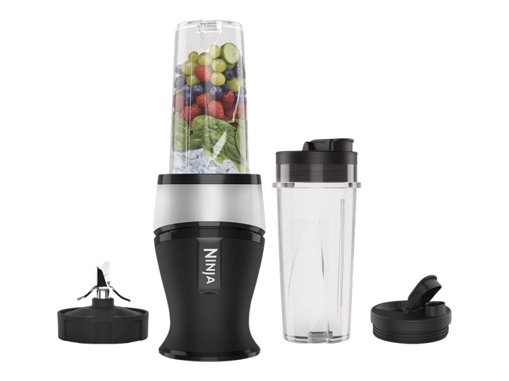 Ninja Nutri Ninja Slim QB3001EUS Blender Black/ silver in the group HOME, HOUSEHOLD & GARDEN / Household appliances / Food processor & Kitchen appliances / Mixer & Blenders at TP E-commerce Nordic AB (C75773)