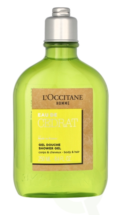 L\'Occitane Homme Eau De Cedrat Shower Gel 250 ml in the group BEAUTY & HEALTH / Hair & Styling / Hair care / Schampoo at TP E-commerce Nordic AB (C76025)