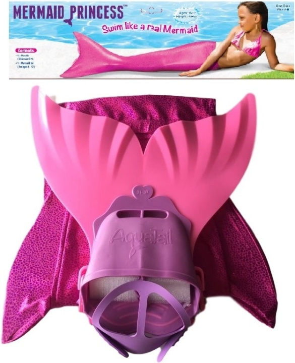 Techwo Mermaid Princess mermaid tail and mono fin in the group TOYS, KIDS & BABY PRODUCTS / Toys / Masquerade costumes at TP E-commerce Nordic AB (C76071)