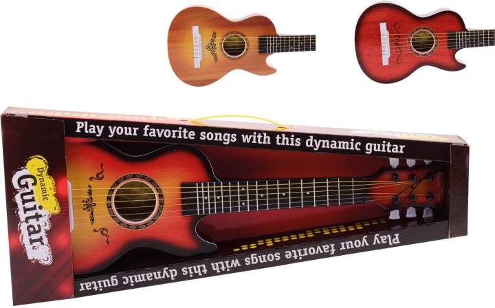 Techwo guitar with metal strings, 60 cm in the group TOYS, KIDS & BABY PRODUCTS / Music, Song & Images / Music instrument at TP E-commerce Nordic AB (C76072)