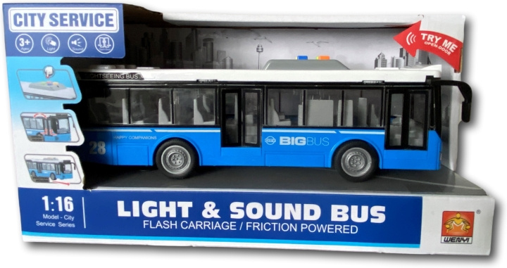 Techwo City Service city bus in the group TOYS, KIDS & BABY PRODUCTS / Toys / Toy cars at TP E-commerce Nordic AB (C76076)