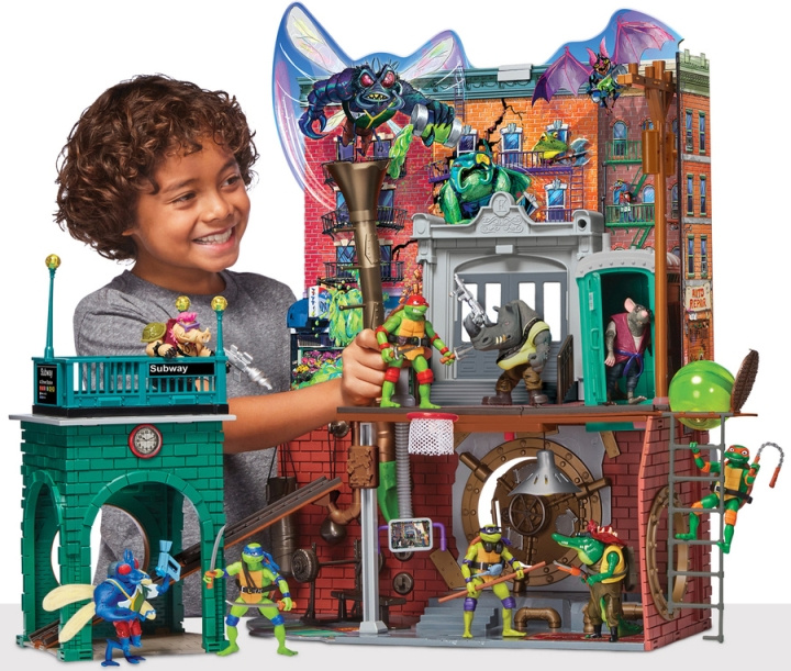 Teenage Mutant Ninja Turtles: Mayhem - Sewer silo play set in the group TOYS, KIDS & BABY PRODUCTS / Toys / Toys at TP E-commerce Nordic AB (C76136)