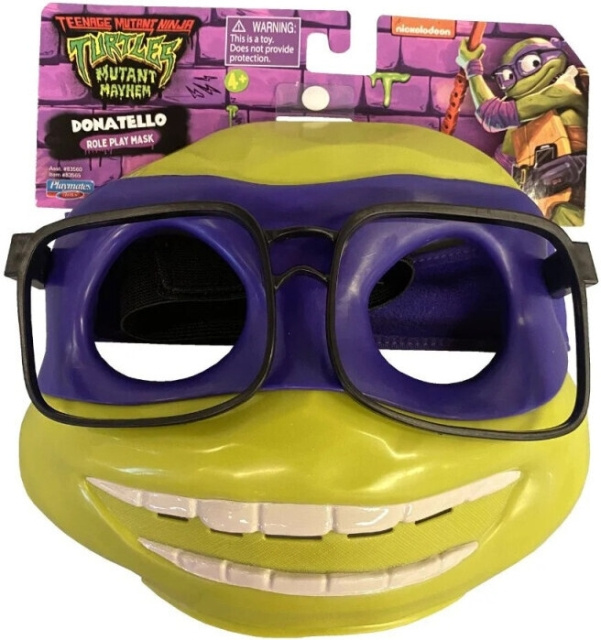 Teenage Mutant Ninja Turtles: Mutant Mayhem Donatello - naamio in the group TOYS, KIDS & BABY PRODUCTS / Toys / Masquerade costumes at TP E-commerce Nordic AB (C76153)