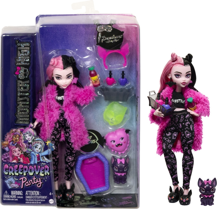 Monster High Creepover Party Draculaura - fashion doll in the group TOYS, KIDS & BABY PRODUCTS / Toys / Docks & Accessories at TP E-commerce Nordic AB (C76157)