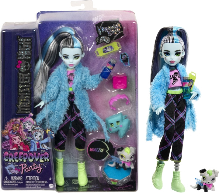 Monster High Creepover Party Frankie - fashion doll in the group TOYS, KIDS & BABY PRODUCTS / Toys / Docks & Accessories at TP E-commerce Nordic AB (C76159)