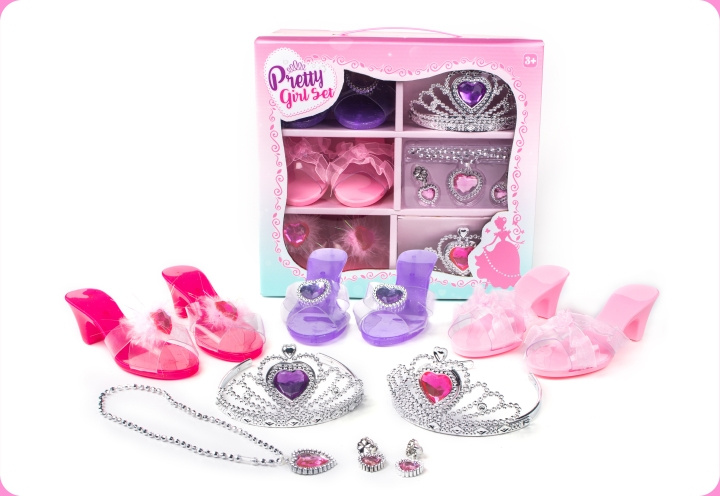 Techwo Pretty Girl Set - costume set in the group TOYS, KIDS & BABY PRODUCTS / Toys / Masquerade costumes at TP E-commerce Nordic AB (C76179)