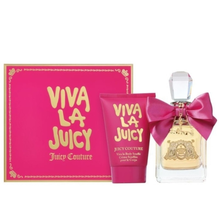 Juicy Couture Giftset Juicy Couture Viva La Juicy Edp 100ml + Body Souffle 125ml in the group BEAUTY & HEALTH / Gift sets / Gift sets for her at TP E-commerce Nordic AB (C76293)