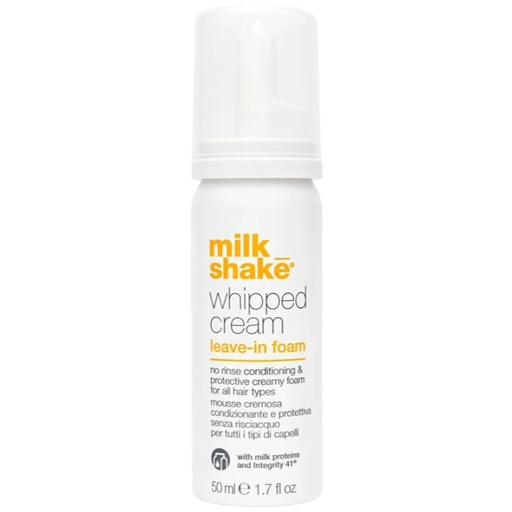 Milk_Shake Whipped Cream Leave-in Foam 50ml in the group BEAUTY & HEALTH / Hair & Styling / Hair care / Conditioner spray/cure at TP E-commerce Nordic AB (C76294)